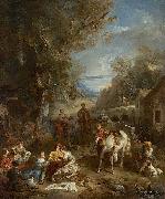 Francois Lemoyne Picnic During the Hunt china oil painting artist